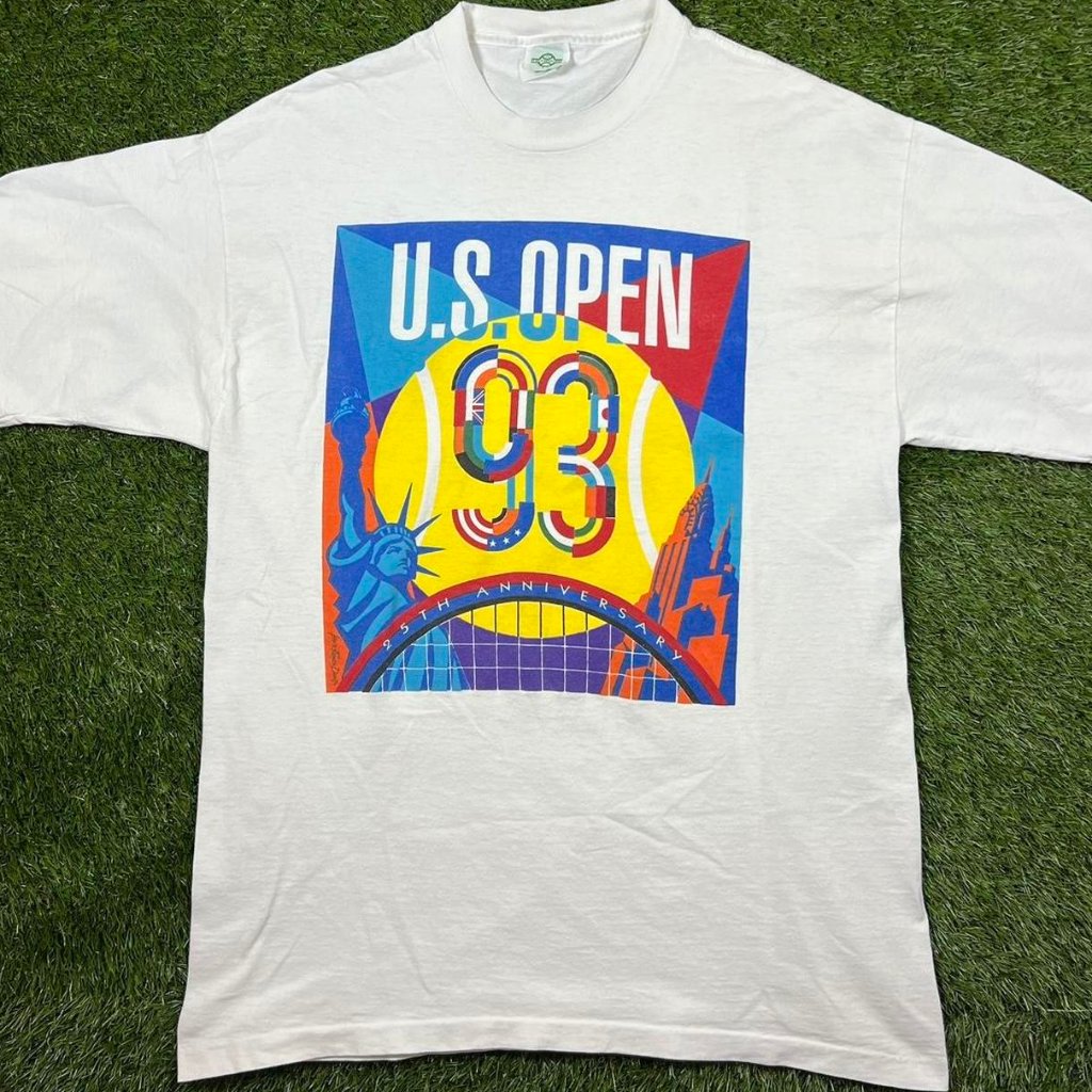 1989 Us Open Tennis TShirt White 1993